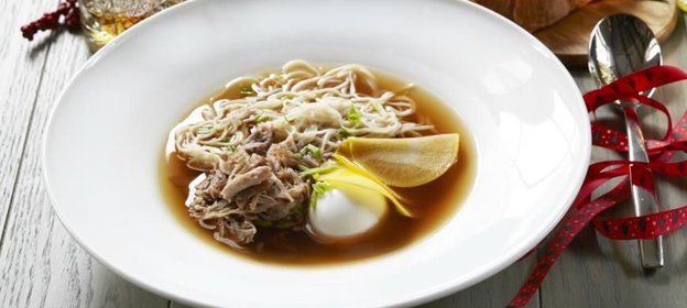 Лапша с уткой