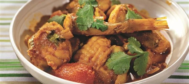 Карри из морского черта