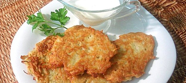 Оладьи из тёртой картошки