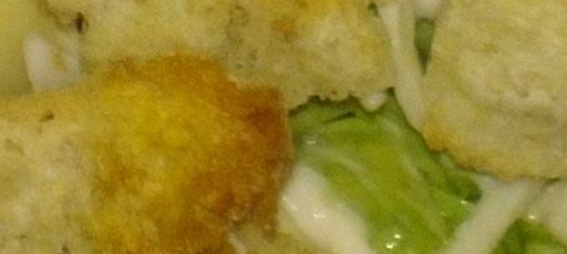 Чесночный гренки для салата «Цезарь»