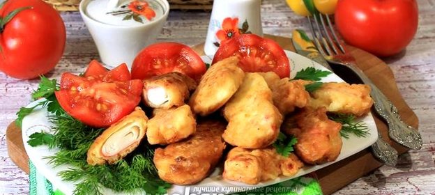 Крабовые палочки в кляре
