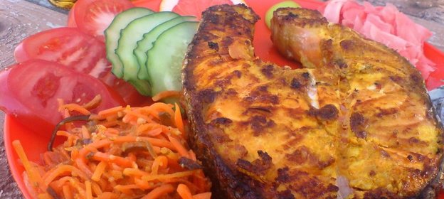 Стейк из семги