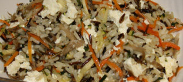 Рис в средиземноморском стиле