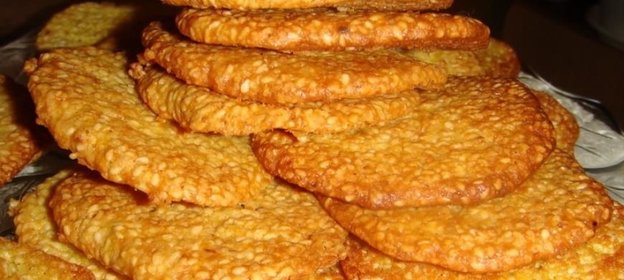 Кунжутное печенье