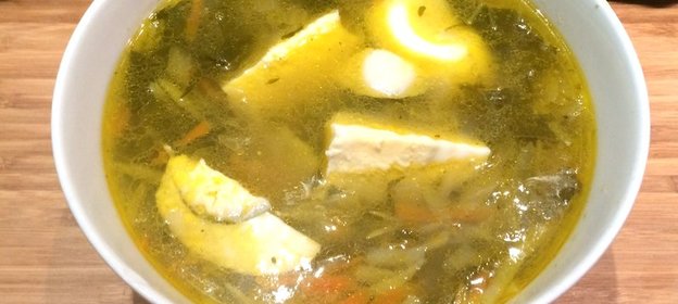 Щавелевые щи с разнотравьем