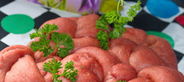 Булочки к обеду свекольно-яблочные