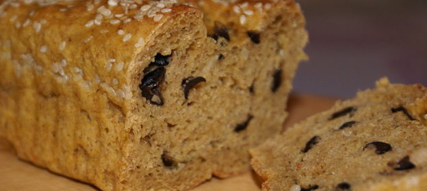 Ароматный ржаной хлеб на овощном пюре