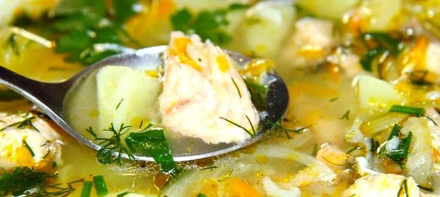 Уха из красной рыбы