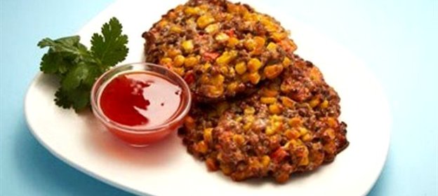 Печенье из чечевицы и овощей