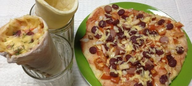 Пицца-рожок