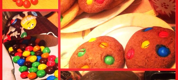 Печенье с конфетами M&M’s
