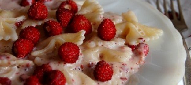 Паста с земляникой