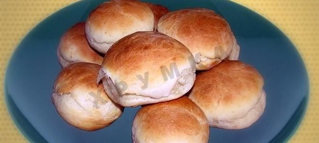 Быстрые булочки без яиц и дрожжей