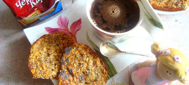 Овсяная лепешка с бананом