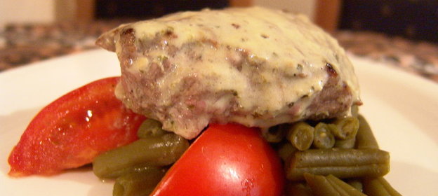 Стейк со стручковой фасолью в итальянском стиле