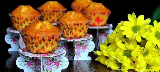 Кексы апельсиновые