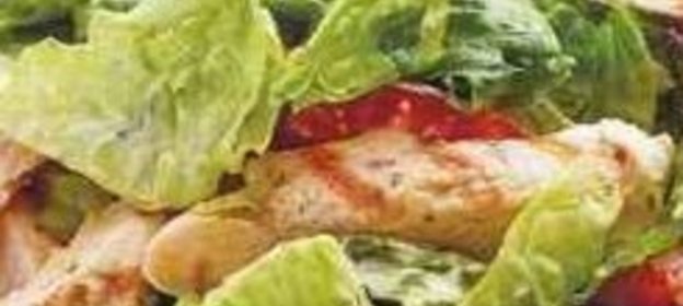 Салат «Цезарь» с помидорами