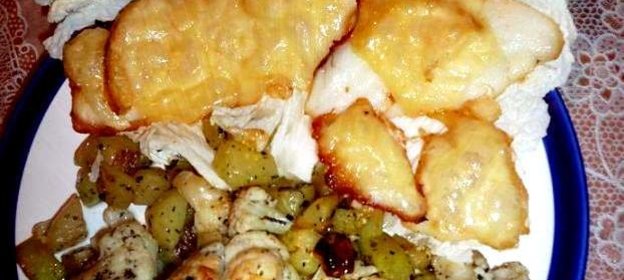 КАРП В МОЛОЧНОМ СОУСЕ c тушеными овощами