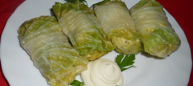 Диетические голубцы в пароварке