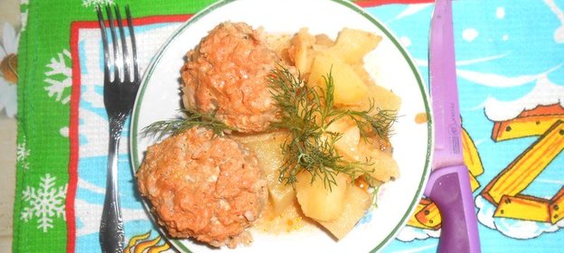 Ленивые голубцы с картофелем