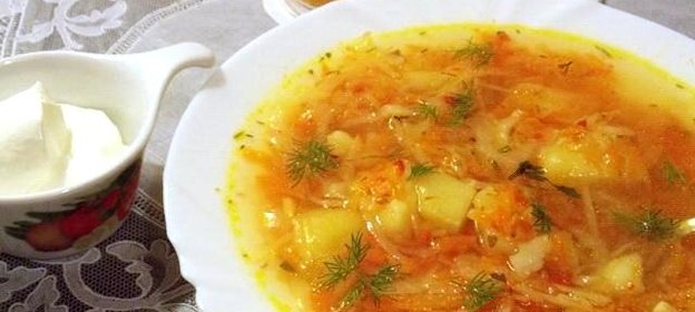 Щи из свежей капусты