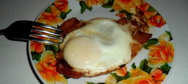 Яичница Быстрый завтрак