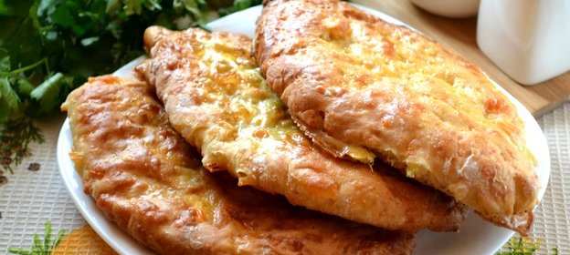 Сырные лепешки на кефире