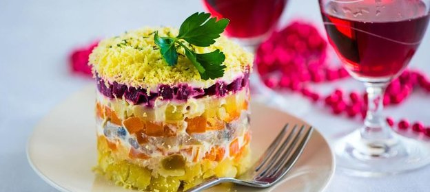 Селедка под шубой. Классический рецепт