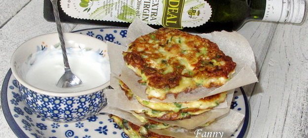 Оладьи из кабачков / Kabak mücveri