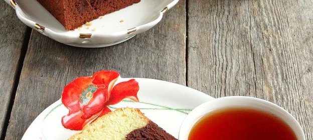 Кекс двухслойный