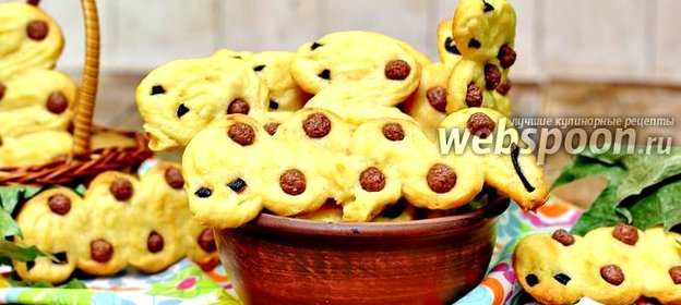 Солёное печенье «червячки»