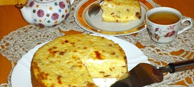 Запеканка пшенная с творогом