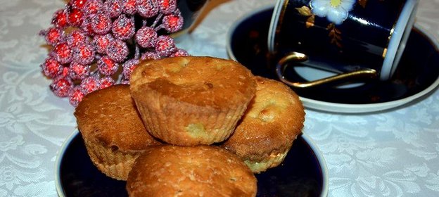 Маффины с ананасом