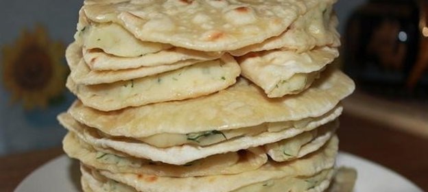 Татарские лепешки с картошкой