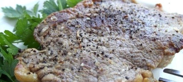 Сочный стейк из говядины