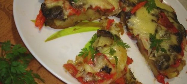 Картофельно-грибная пицца Тест-драйв VITEK