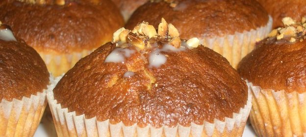 Фруктово-манные маффины