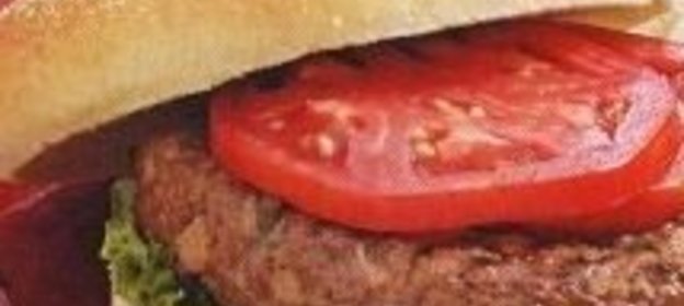 Гамбургер с необычной котлетой