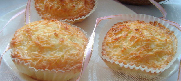 Кокосово-пармезановые маффины