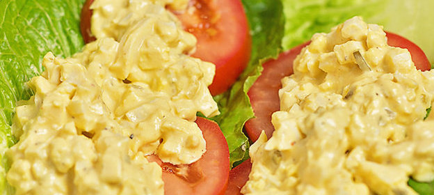 Простой яичный салат