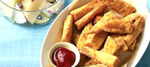 Хрустящие рыбные палочки