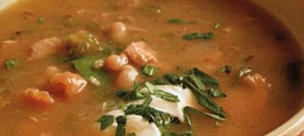 Пельмени «Экзотика» в холодном рыбном бульоне