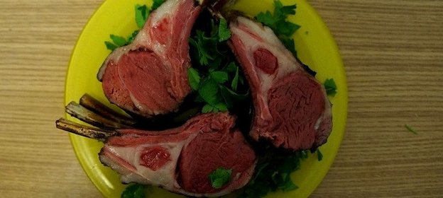 Корейка ягненка sous-vide