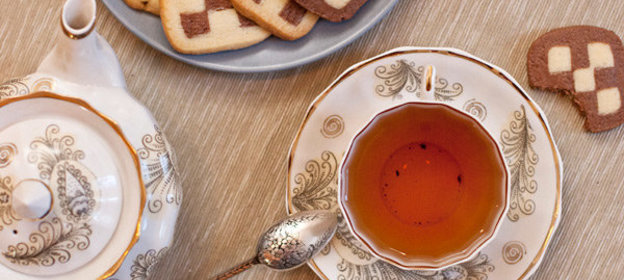 Checkerboard cookies (Шахматное печенье)