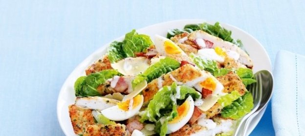 Новогодний салат Цезарь