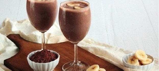 Кофейно-банановый смузи с корицей