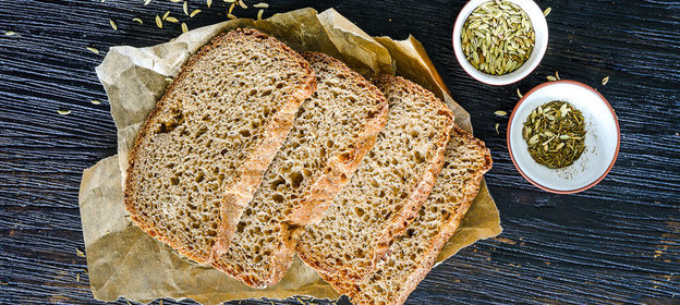 Хлеб ржано-пшеничный с анисом и кумином для гурманов в хлебопечке