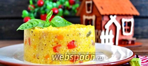 Кукурузная каша с мясом