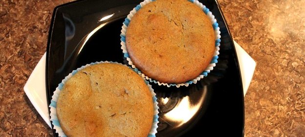 Кексы с зеленым чаем