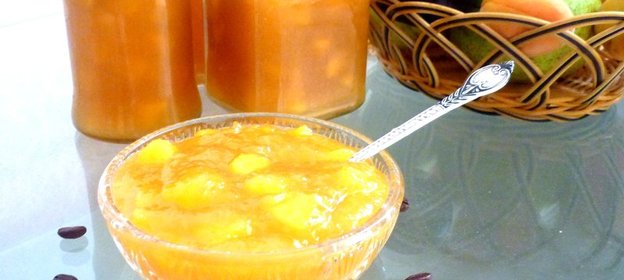 Нектариново - кофейный джем